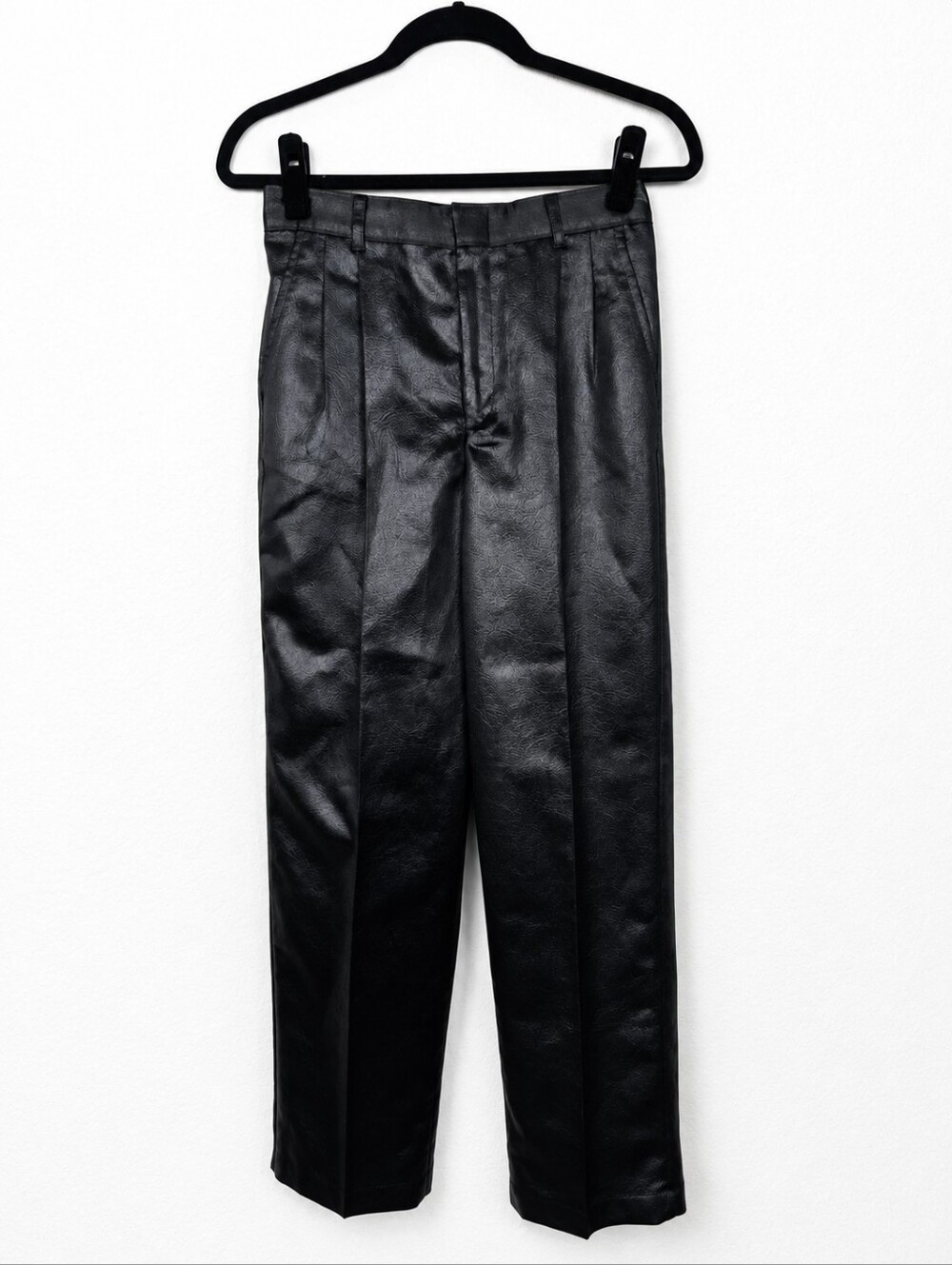 Vintage 90s Z Cavaricci Modern Basics Black High Rise Pleated Trousers Small